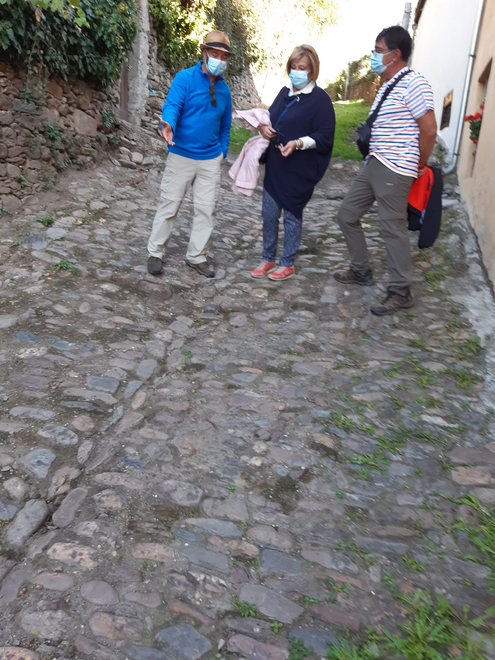 Descubriendo una calzada medieval que conduce al conjunto monumental de S. Vicente en Monforte de Lemos